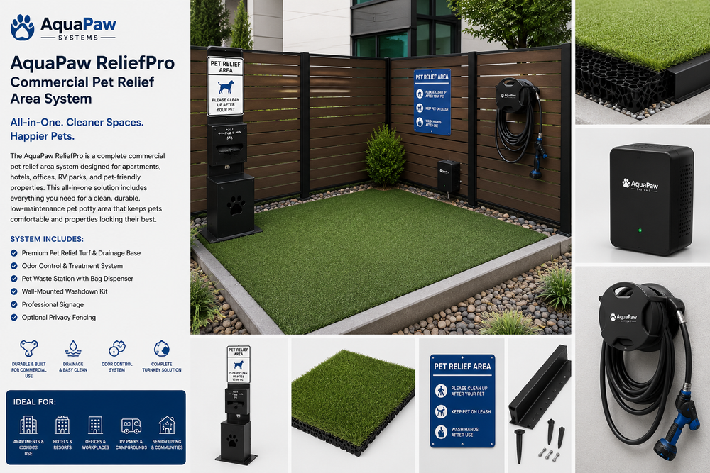 AquaPaw ReliefPro Commercial Pet Relief Area System