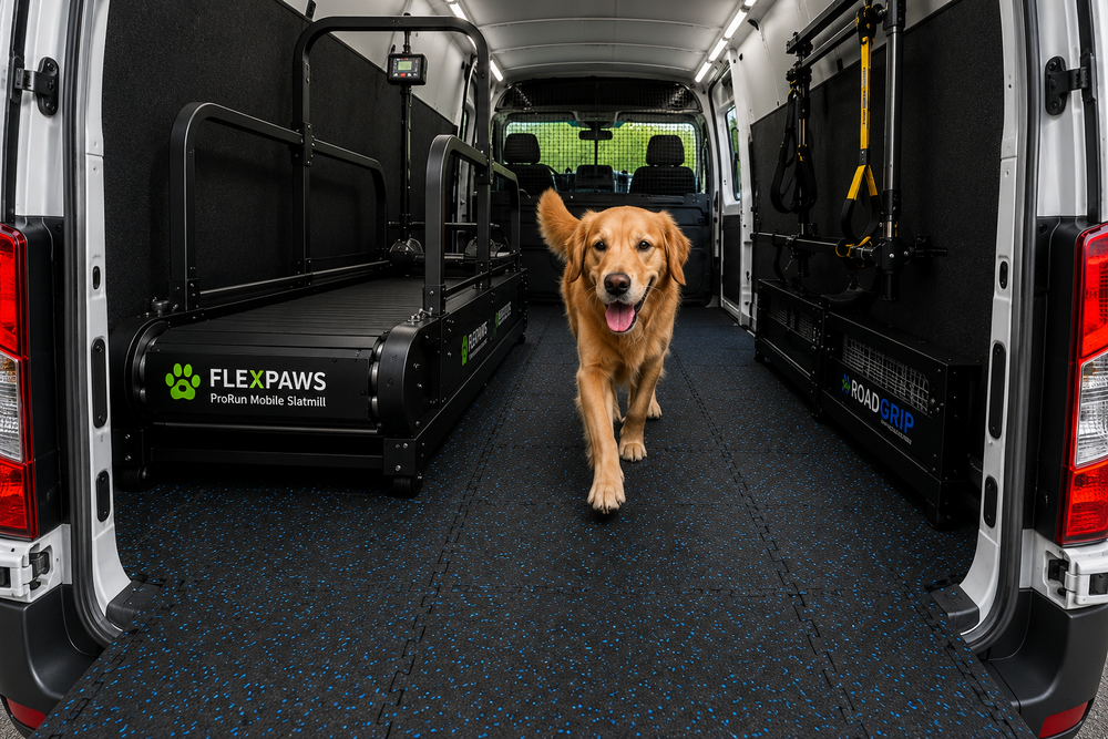 RoadGrip Mobile Dog Gym Rubber Flooring Kit